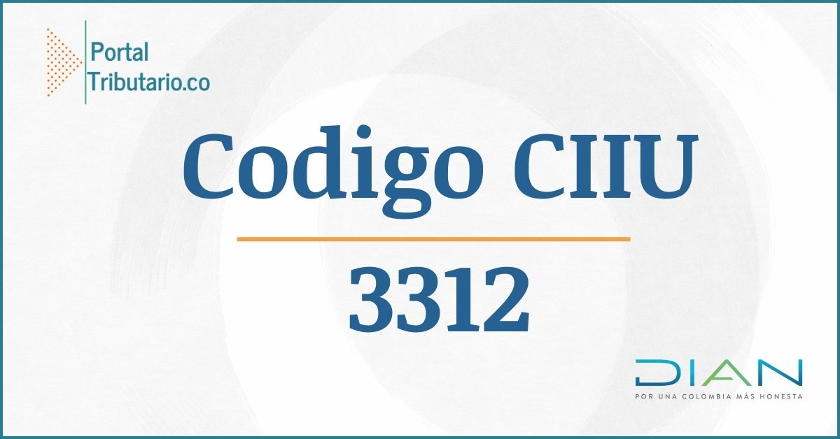 Actividad-o-Código-CIIU-3312