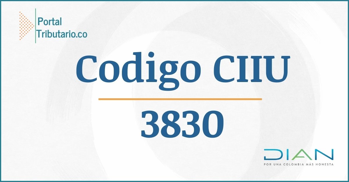 Actividad-o-Código-CIIU-3830