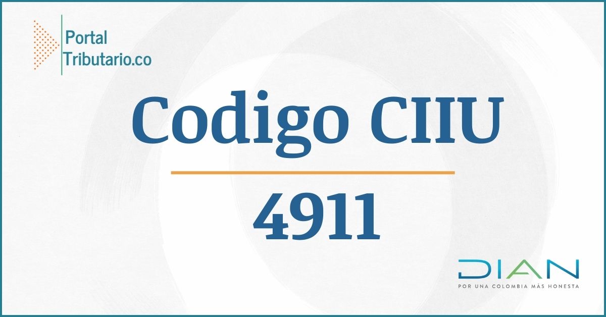 Actividad-o-Código-CIIU-4911