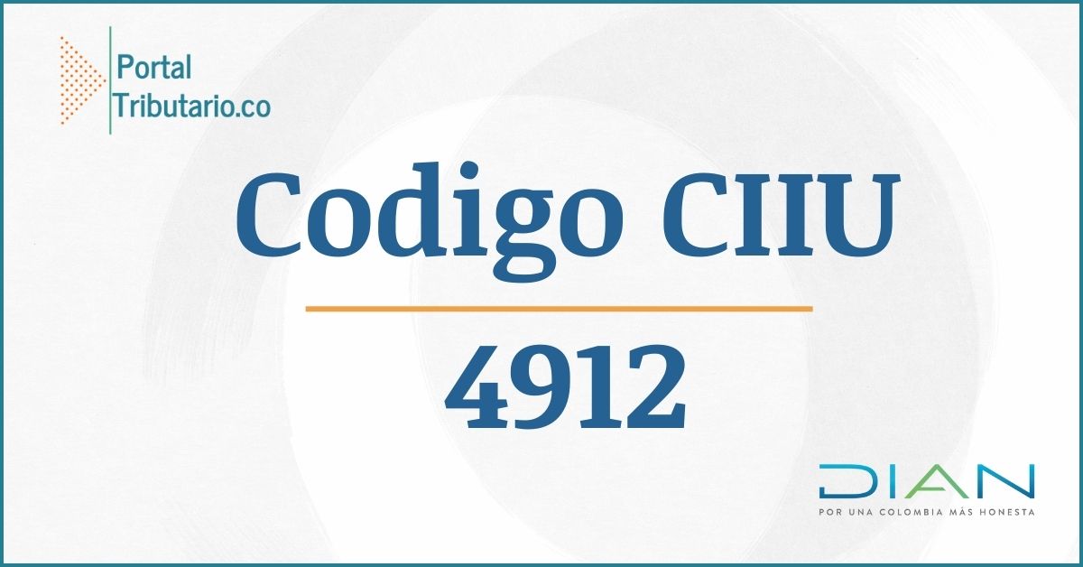 Actividad-o-Código-CIIU-4912