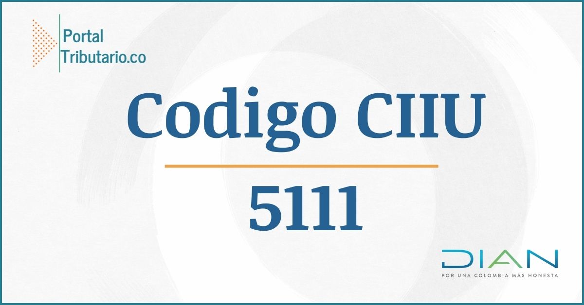 Actividad-o-Código-CIIU-5111
