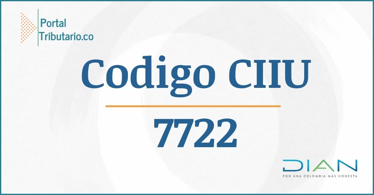 Actividad-o-Código-CIIU-7722