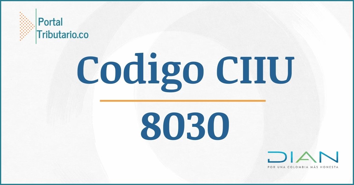Actividad-o-Código-CIIU-8030