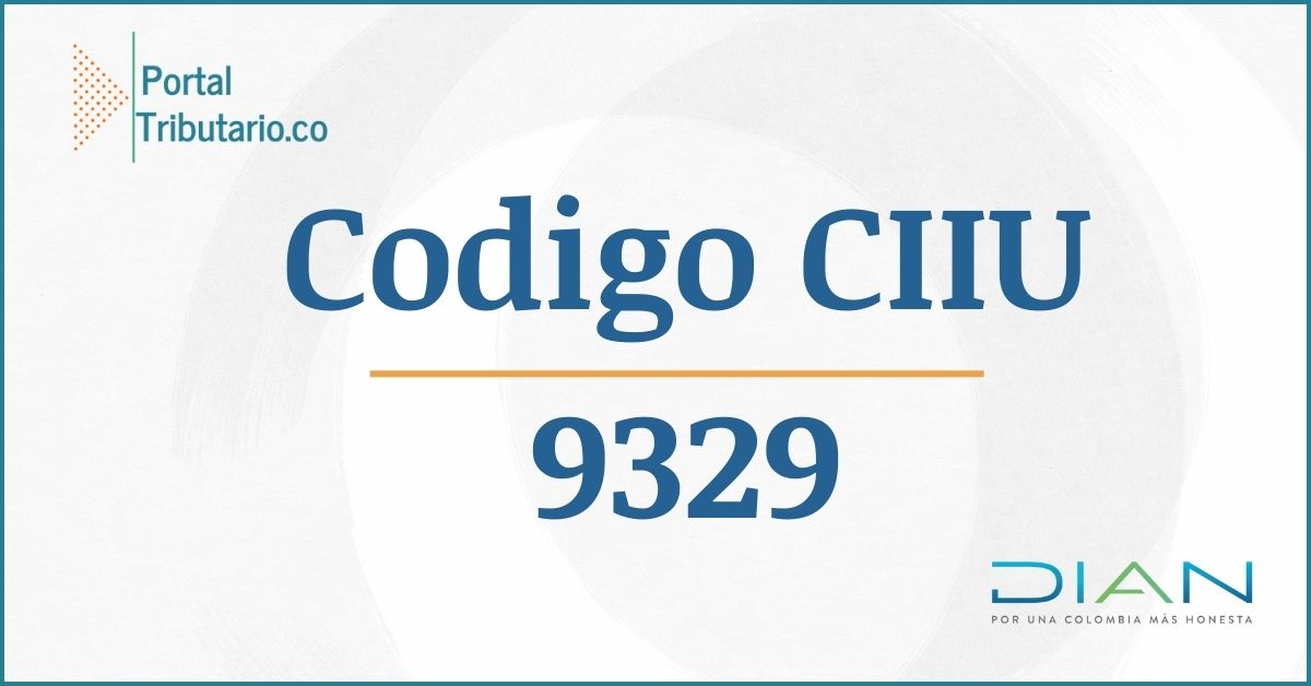 Actividad-o-Código-CIIU-9329