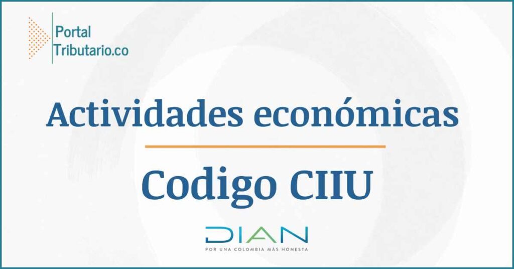 Actividades económicas Dian