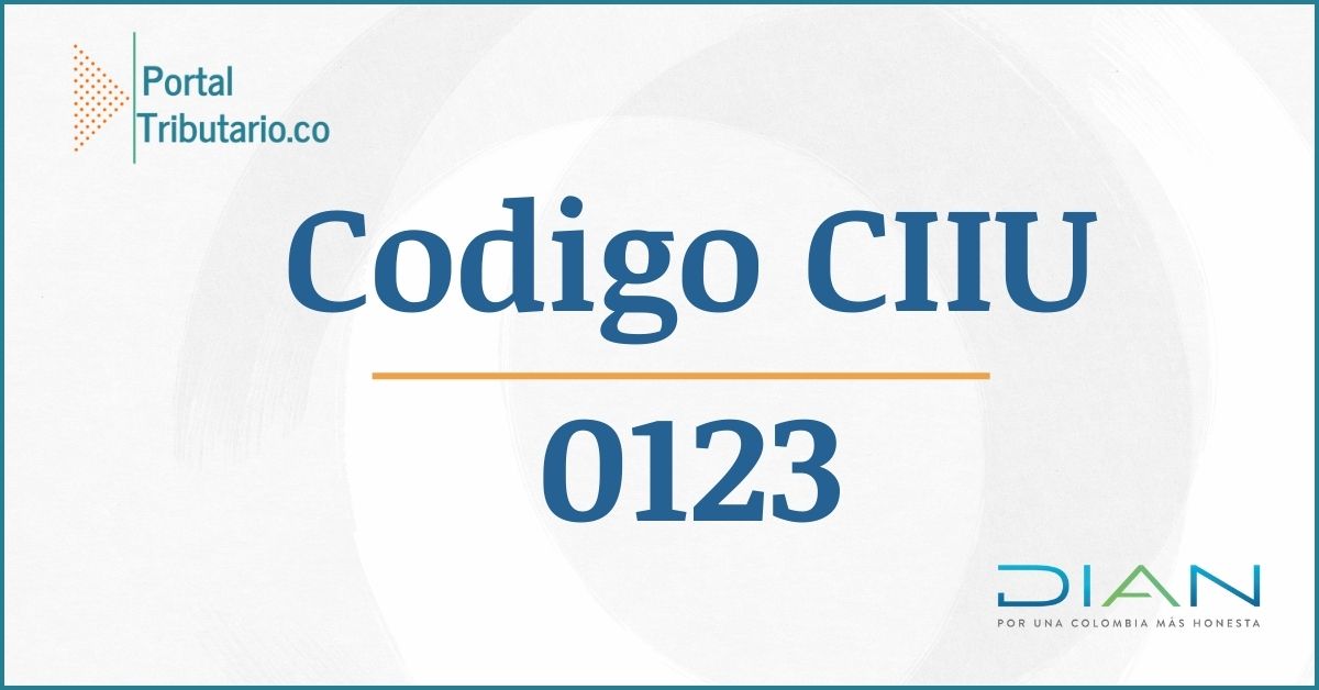 La-Actividad-o-Código-CIIU-0123
