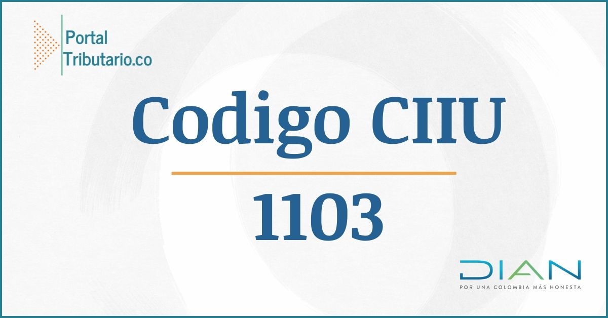 La-Actividad-o-Código-CIIU-1103